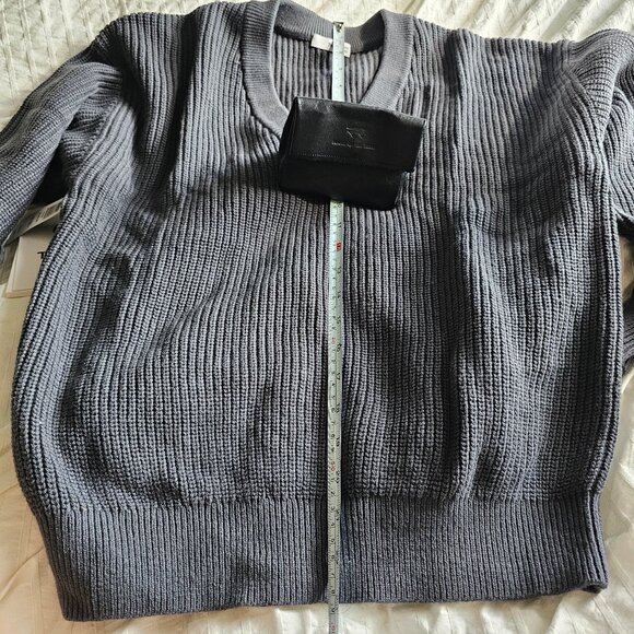 Aritzia TNA Beacon Sweater - 2021 - Inky Grey - Sz XXS - NWT - Picture 9 of 13